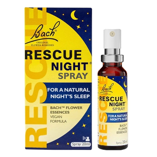 Bach花精小黄瓶睡眠喷雾rescue舒缓焦虑紧张压力巴赫花精助眠喷雾