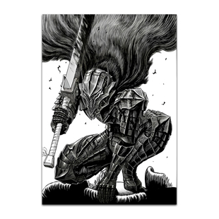 剑风传奇墙贴背胶自粘海报烙印战士格斯格里菲斯周边宿舍墙面装饰