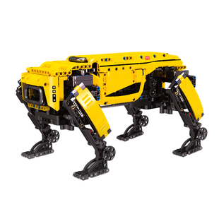 机械狗编程智能机器人科教机械齿轮积木儿童益智拼装遥控玩具礼物