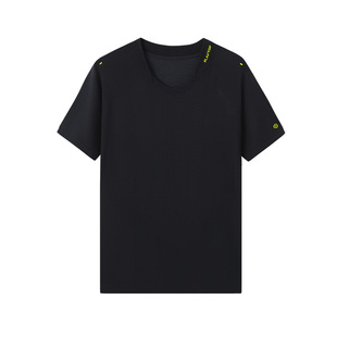 PLAYTOP轻氧一体织美利奴羊毛短袖男士户外徒步速干运动休闲T恤