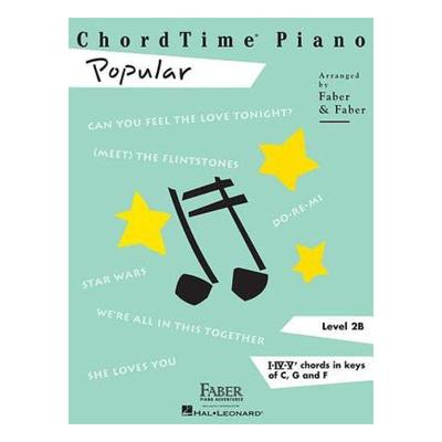 英文原版 钢琴和弦：流行乐，2B级 Chordtime Piano Popular, Level 2B