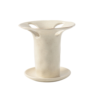 oakliving法式简约陶瓷牙刷架台式牙具座家用洗漱用品收纳置物架