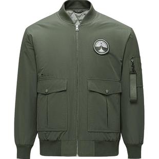 HLA/海澜之家轻商务航天系列棉服24秋冬新精致贴布绣立领外套男