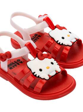 Melissa/梅丽莎26新品小童三丽鸥HELLO KITTY联名卡通凉鞋37872