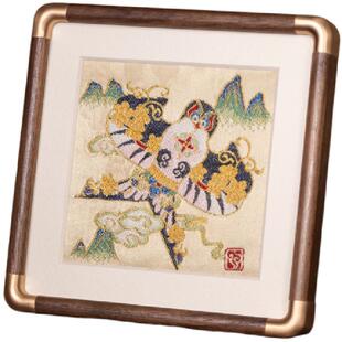 青云直上纸鸢南京云锦研究所博物馆非遗桌面摆件送同事朋友伴手礼