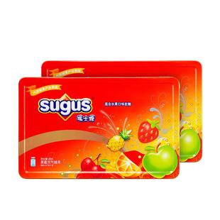 瑞士糖sugus混合水果味铁盒装礼盒装囤货网红休闲小零食送礼喜糖