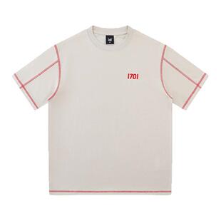 1701 速干7A抗菌哈苏线短袖t恤新品男女同款短袖