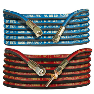 高压钢丝氧气管乙炔管丙烷管橡胶焊割气割用6mm防冻耐磨耐热气管