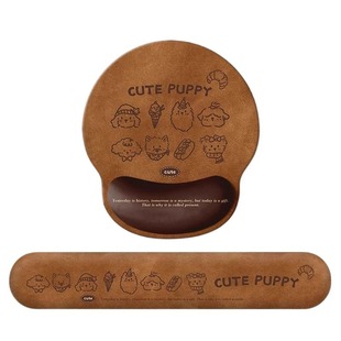 卡通护腕鼠标垫子保护女生手腕托一体电脑键盘垫办公护手腕垫防滑