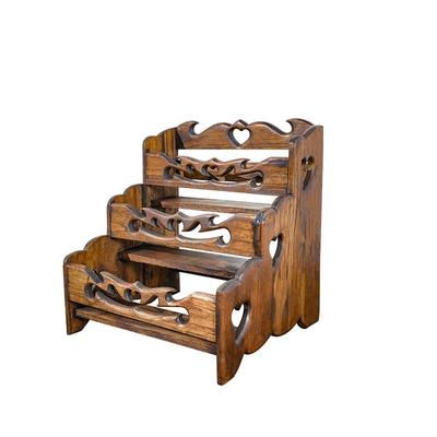 复古实木中式桌面收纳盒