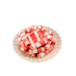 【内蒙古羊肉卷】羔羊肉卷新鲜羊肉片涮羊肉肥羊卷调理肉卷批发