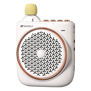 山水扩音器无线领夹麦式小蜜蜂喇叭教师专用手持上课麦克风大音量