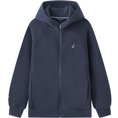 【儿童基本款】NAUTICA/诺帝卡童装男童女童运动外套春秋季空气层