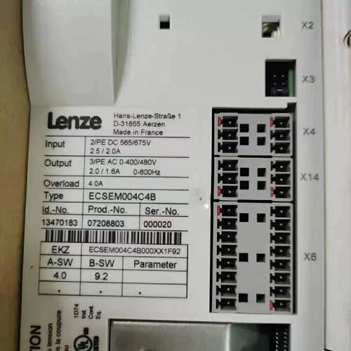 议价ECSEM004C4B 供应Lenze伦茨驱动器现货顺丰包邮实物拍摄咨询