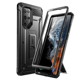 美国SUPCASE 适用三星s23Ultra手机壳带支架s22+全包plus防摔galaxy硅胶s23fe磨砂plus硬壳Samsung运动保护套