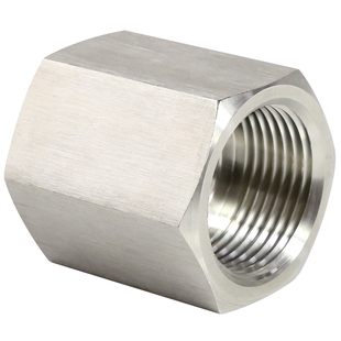 304不锈钢内丝接头2分3分4分加厚高压双内牙六角直接头管道配件