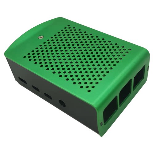 树莓派4代外壳金属铝合金4B风扇散热Raspberry Pi 4主板盒子配件