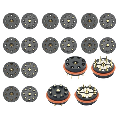 9p磁吸连接器pogopin插头2pin