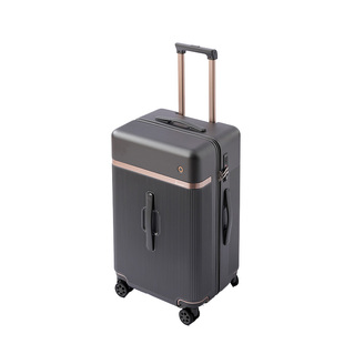 袋鼠行李箱拉杆箱结实耐用加厚pc材质可坐人28寸大容量密码旅行箱