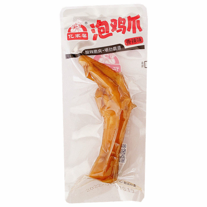 亿家馨泡鸡爪泡椒卤味鸡脚凤爪
