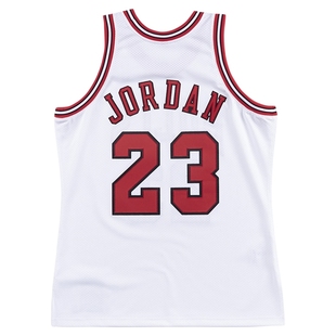 公牛队乔丹95-96赛季NBA官方MN复刻23号球衣AU球员版（礼盒装）