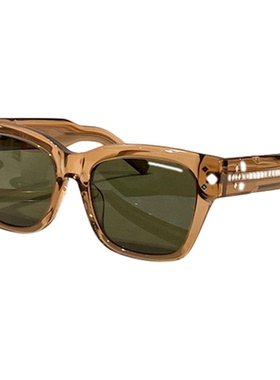 男士方形醋酸纤维黑色镜框个性