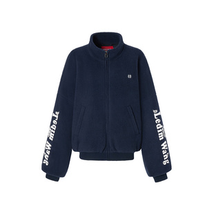 LEDIM WANG运动风摇粒绒时尚套装女25冬季新款双色棉服休闲裤短裙
