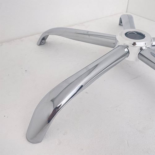 椅子腿五星脚架五爪电电脑弯管椅底座转椅脚架脚底座电镀竞椅五星