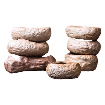 个性仿石头粗陶多肉花盆创意