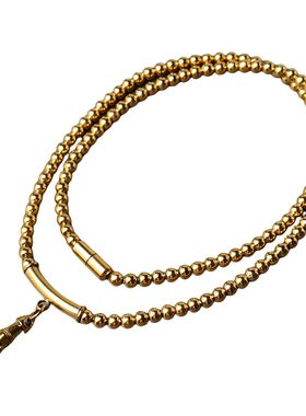 泰国原版佛牌链子钛钢弯管挂扣鹰嘴扣多功能旋转挂扣保色不过敏