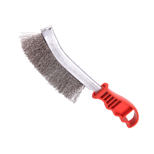 钢丝刷刀刷不锈钢丝镀铜刷烧烤架清洁打磨除锈抛光长柄刀型铁刷子