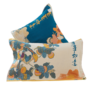 防滑枕巾一对纯棉全棉纱布绑带枕头巾成人情侣盖巾夏季吸汗防头油