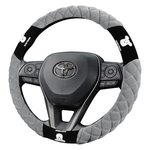 适用丰田卡罗拉雷凌凯美瑞威驰锋兰达rav4荣放致炫方向盘套冬季