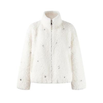 MISSCOCOON可可尼羊羔毛短款皮草