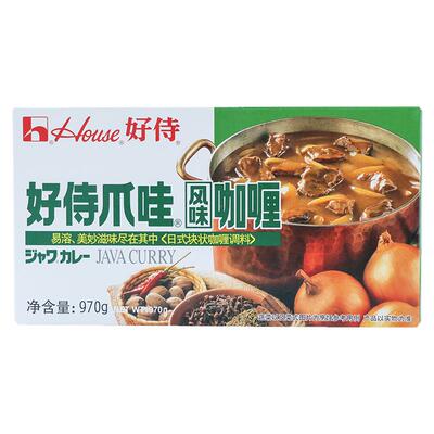 好侍爪哇风味咖喱块970g待嘎酱膏