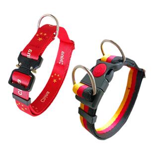 狗狗项圈脖圈半P链牵引绳中型大型幼犬遛狗马犬东德防脱颈圈脖套