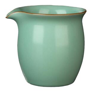 三勤堂公道杯汝窑陶瓷功夫茶具配件手抓壶大号公杯家用单个分茶器