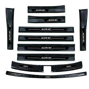 适用于本田全新23-26款CRV改装门槛条后备箱后护板装饰配件防踩贴