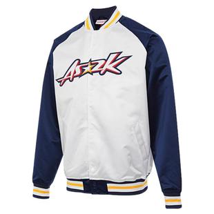 mitchell&ness夹克美式经典防风保暖御寒撞色立领棒球外套男MN