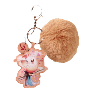 与凤行官方正版周边凤栖梧桐毛绒饰品挂件沈璃凤凰咯咯哒钥匙扣