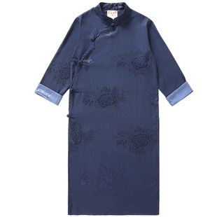 复古装儿童长袍马褂中国风汉服男童公子少爷服民国长衫相声大褂