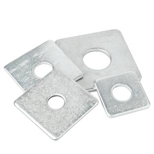 铁镀锌方型垫片加大加厚四方平垫片正方形垫圈平垫M8M10M12-M30