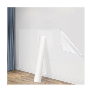 静电墙贴哑光乳胶漆墙面保护膜透明不伤大白墙防踢脏贴纸防水贴膜