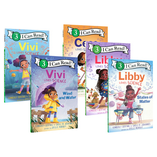 I can read Level 3  爱科学系列5册 Vivi Loves Science儿童科学启蒙绘本 原版进口英文分级读物 5岁以上原版漫画书英文绘本