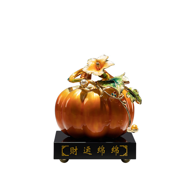 创意轻奢财运绵绵南瓜工艺品