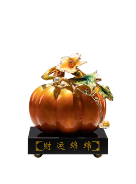创意轻奢财运绵绵南瓜工艺品