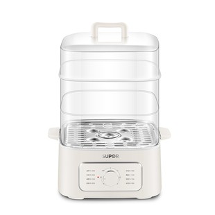 苏泊尔电蒸锅家用蒸锅蒸煮炖一体早餐机多功能火锅三层蒸汽笼新款