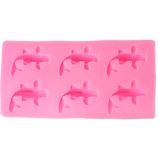 网红迷你小鲤鱼硅胶模具酸奶布丁锦鲤龙虾磨具金鱼冷菜摆盘双皮奶