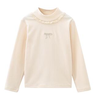 MOMOCO/玛米玛卡女童德绒打底衫2025冬季新款中大童韩版休闲保暖