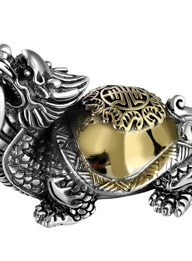 龙龟霸气国潮男女同款钥匙吊坠